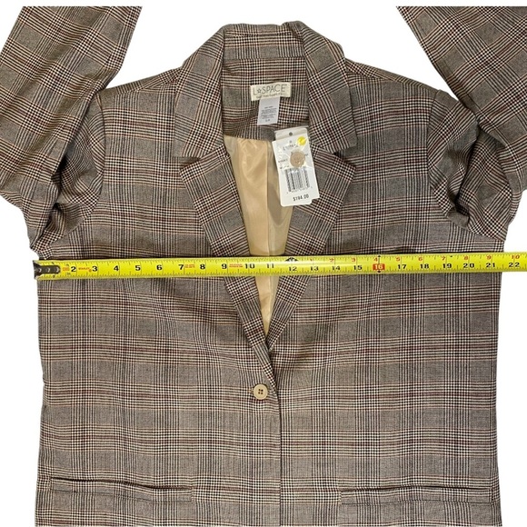 L*Space Nadia blazer Plaid About You NEW - Picture 9 of 10
